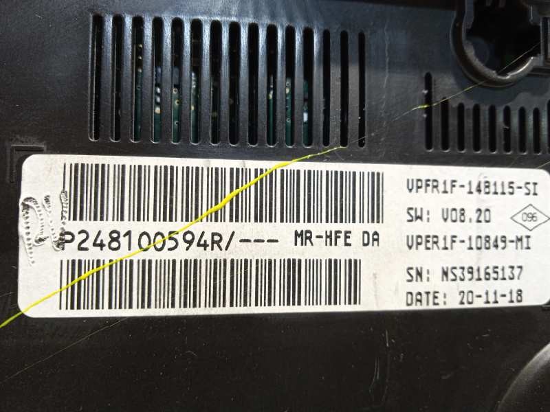 Recambio de cuadro instrumentos para renault kadjar 1.3 tce energy referencia OEM IAM 248100594R  