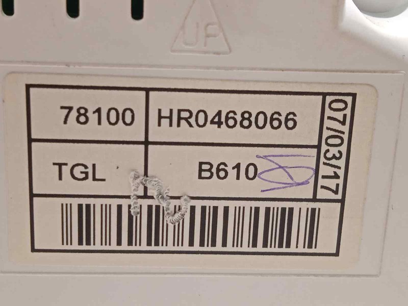 Recambio de cuadro instrumentos para honda civic lim.4 (fc) 1.0 referencia OEM IAM 78100TGLB61  78100TGLB610