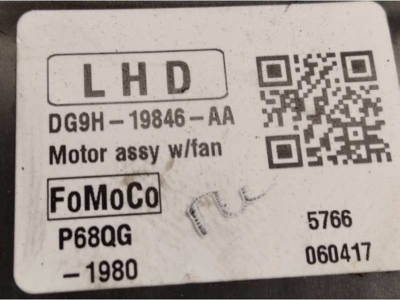 Recambio de motor calefaccion para ford galaxy 2.0 tdci cat referencia OEM IAM DG9H19846AA  5201308