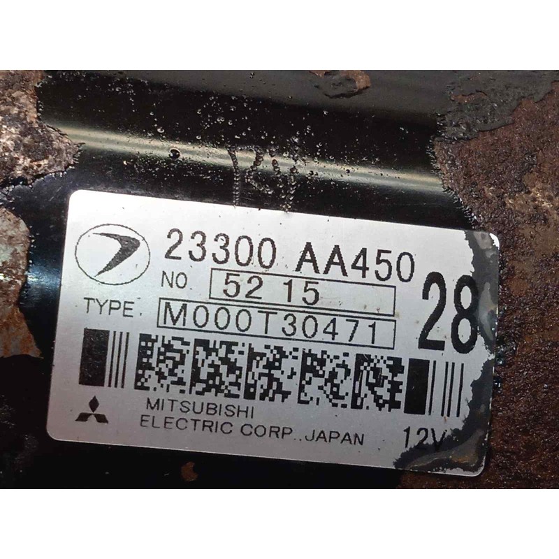 Recambio de motor arranque para subaru legacy familiar/outback b13 (bp) 2.5i outback referencia OEM IAM 23300AA450 23300AA381 M0