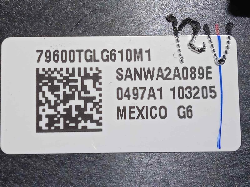 Recambio de mando climatizador para honda civic lim.4 (fc) 1.0 referencia OEM IAM 79600TGLG610M1  