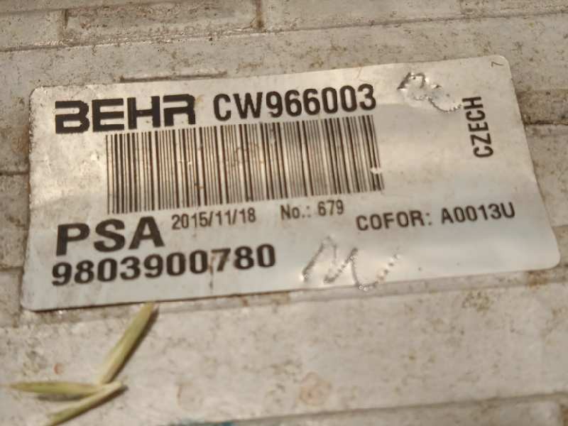 Recambio de intercooler para peugeot 2008 (--.2013) 1.6 blue-hdi fap referencia OEM IAM 9803900780  