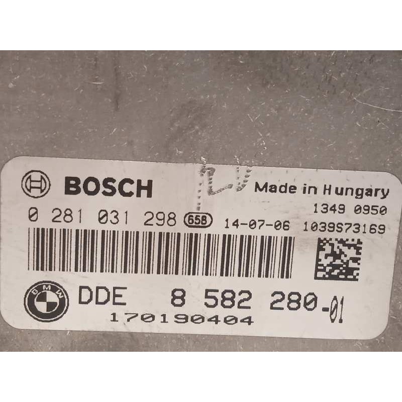 Recambio de centralita motor uce para bmw serie 1 lim. (f20) 116d referencia OEM IAM 8582280  0281031298