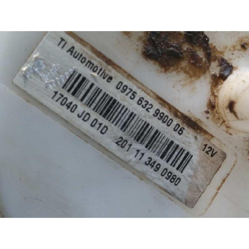 Recambio de bomba combustible para nissan qashqai+2 (jj10) acenta referencia OEM IAM 17040JD01D  09756329900