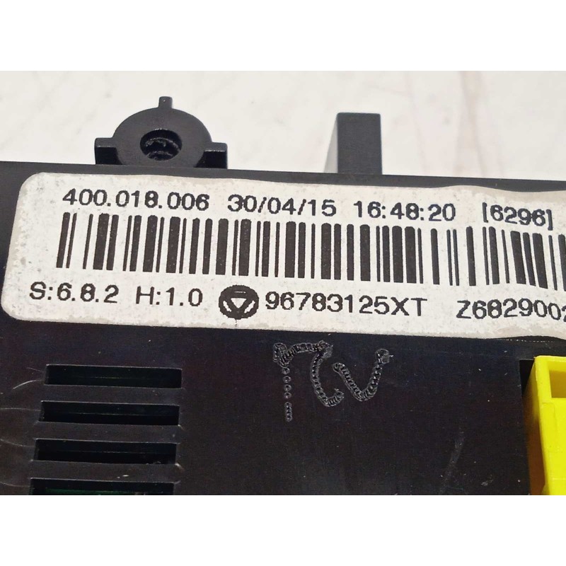 Recambio de mando climatizador para citroën ds3 techno style referencia OEM IAM 96783125XT  9678312580