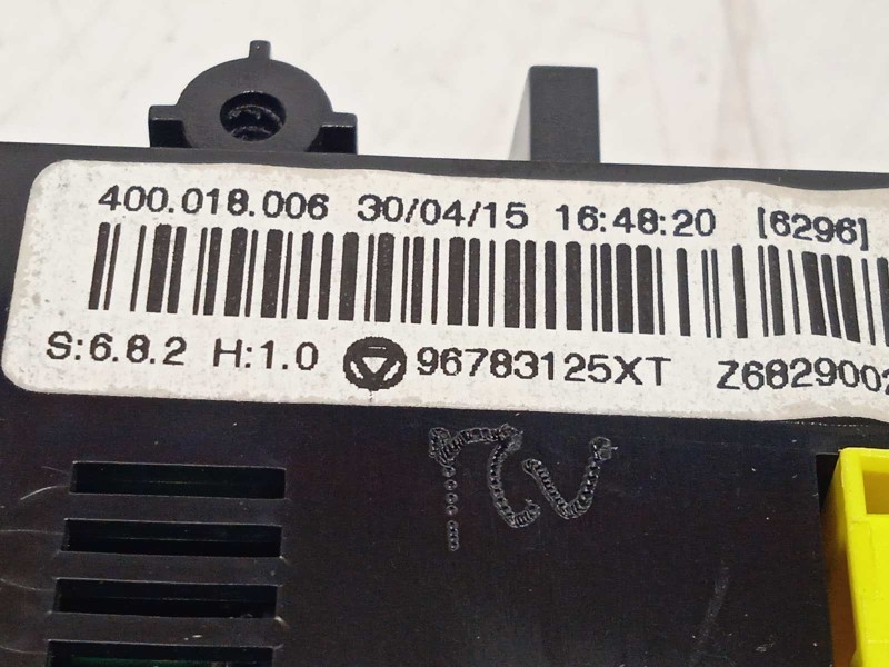 Recambio de mando climatizador para citroën ds3 techno style referencia OEM IAM 96783125XT  9678312580