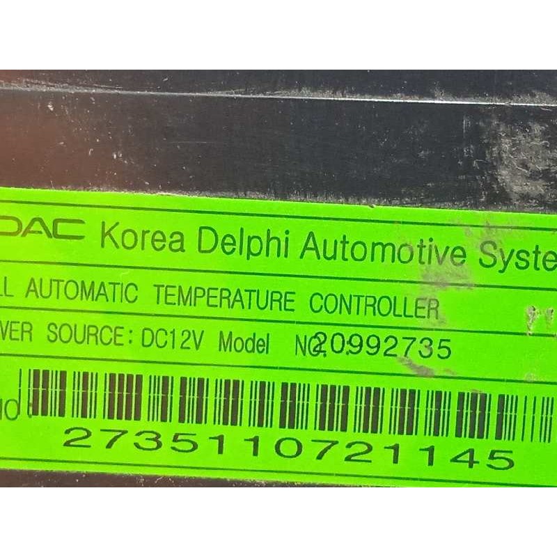 Recambio de mando climatizador para chevrolet captiva 2.2 diesel cat referencia OEM IAM 20992735  