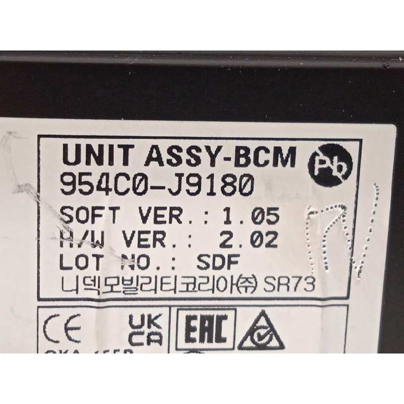 Recambio de modulo electronico para hyundai kona 1.0 tgdi cat referencia OEM IAM 954C0J9180  