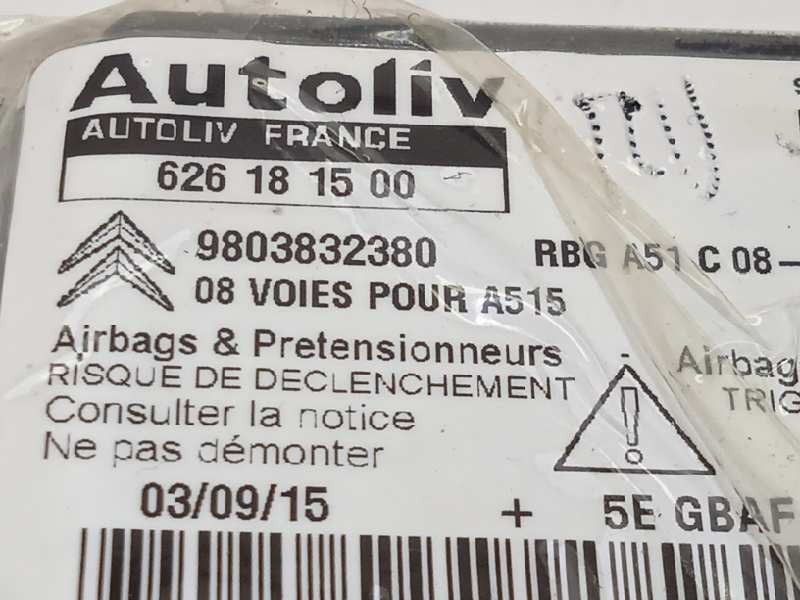 Recambio de kit airbag para citroën ds3 techno style referencia OEM IAM 8247F7 9801618280 4112PY