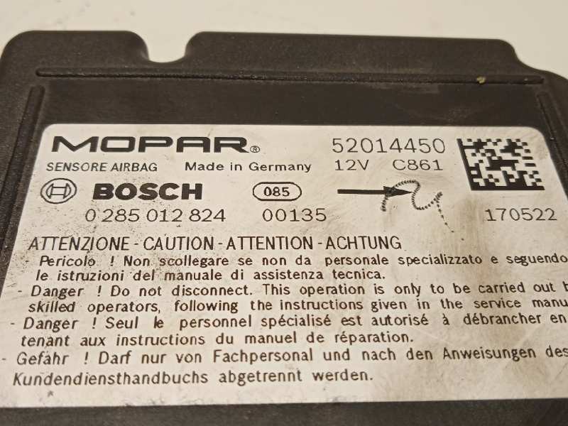 Recambio de centralita airbag para opel combo d 1.3 16v cdti referencia OEM IAM 52014450  0285012824