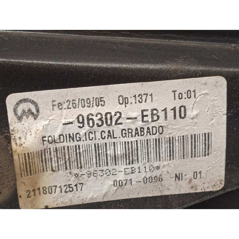 Recambio de retrovisor izquierdo para nissan pathfinder (r51) 2.5 dci diesel cat referencia OEM IAM 96302EB110  