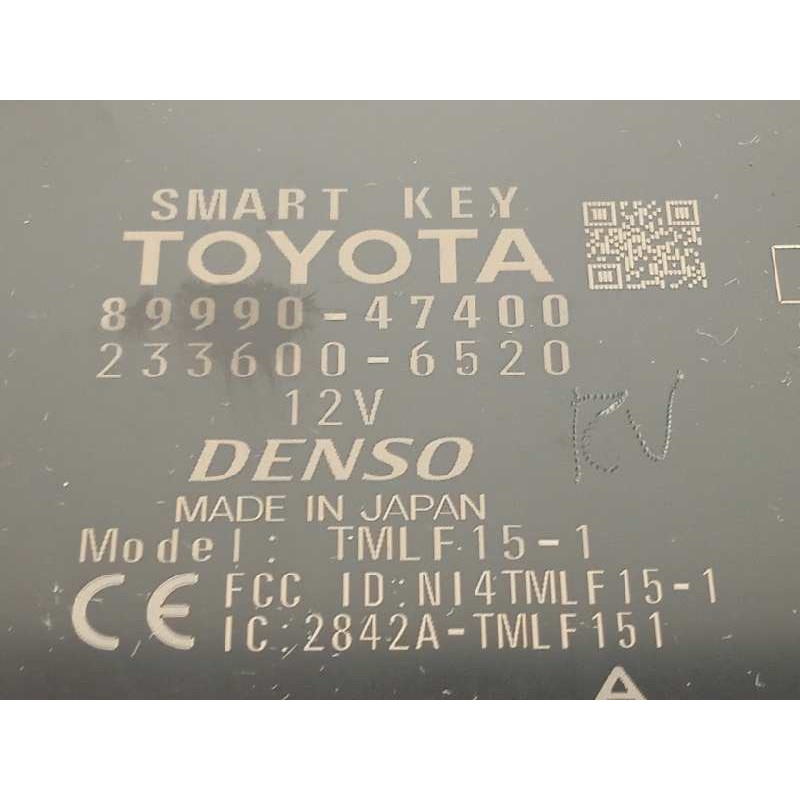 Recambio de modulo electronico para toyota prius (zvw50) basis referencia OEM IAM 8999047400  2336006520