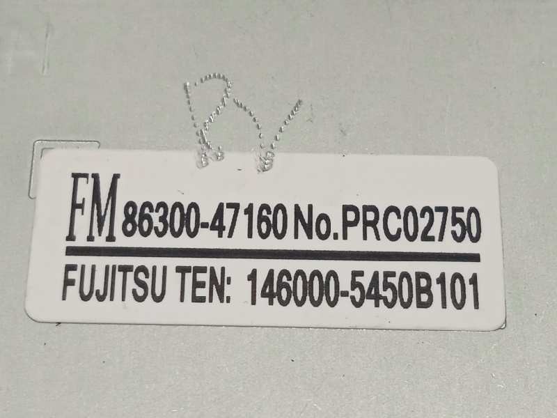 Recambio de modulo electronico para toyota prius (zvw50) basis referencia OEM IAM 8630047160  
