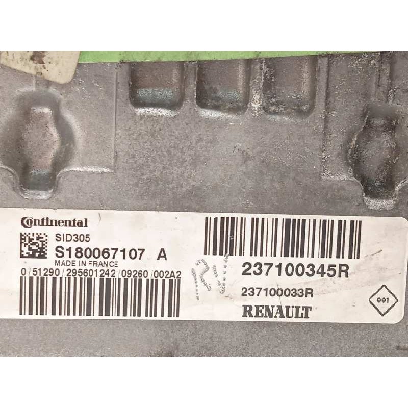 Recambio de centralita motor uce para renault scenic iii dynamique referencia OEM IAM 237100345R  237100033R