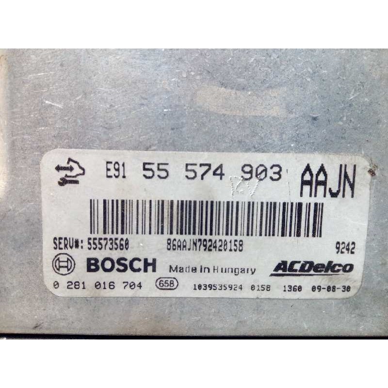 Recambio de centralita motor uce para opel insignia berlina cosmo referencia OEM IAM 55573560 55574903 0281016704