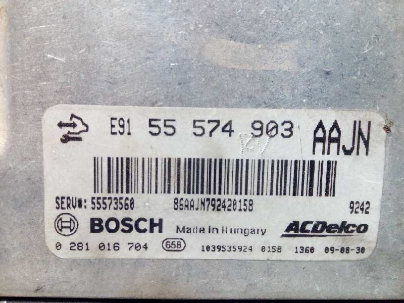 Recambio de centralita motor uce para opel insignia berlina cosmo referencia OEM IAM 55573560 55574903 0281016704
