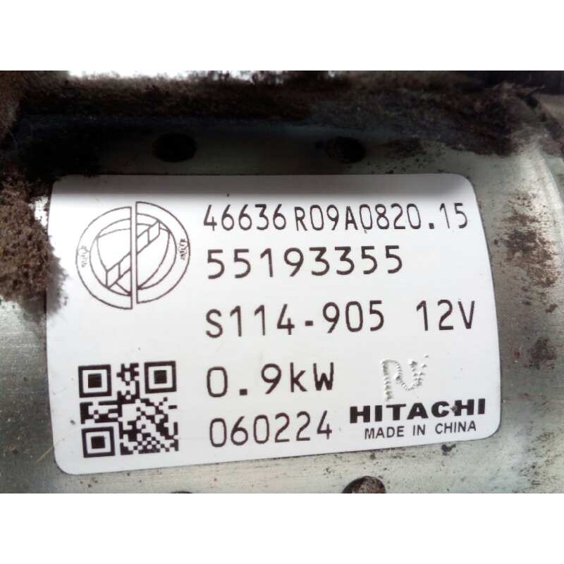 Recambio de motor arranque para fiat panda (169) 1.2 8v alessi referencia OEM IAM 55193355  S114905
