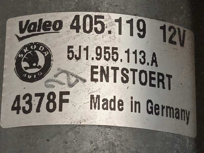 Recambio de motor limpia delantero para skoda fabia (5j2 ) 1.2 referencia OEM IAM 5J1955113A  5J1955023B