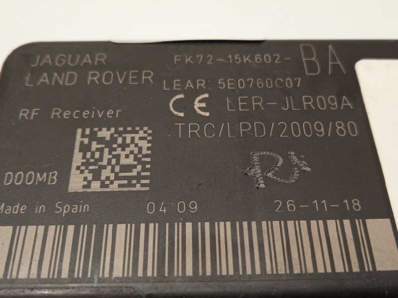 Recambio de modulo electronico para land rover discovery sport 2.0 td4 cat referencia OEM IAM FK7215K602BA  