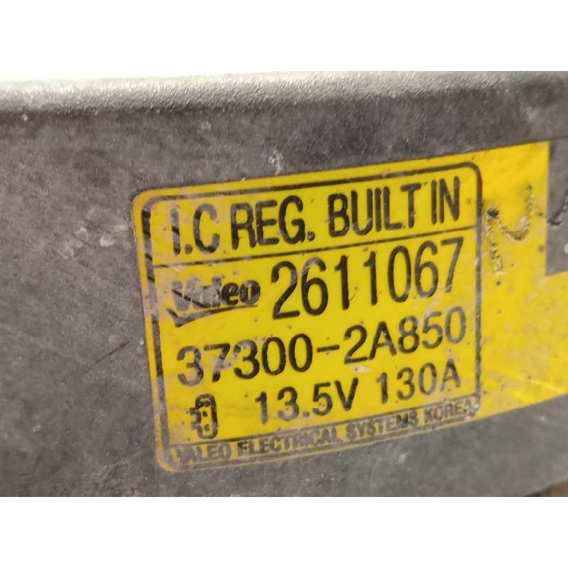 Recambio de alternador para kia venga drive referencia OEM IAM 373002A850  2611067