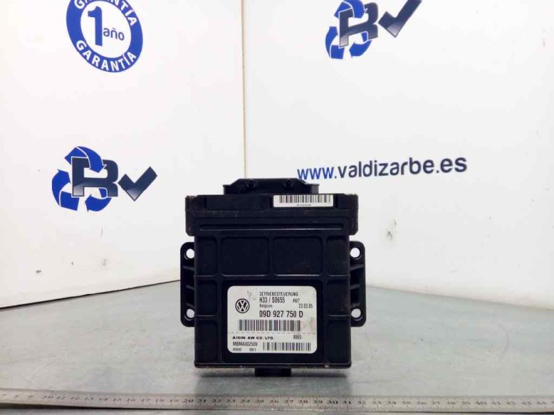 Recambio de centralita cambio automatico para volkswagen touareg (7la) tdi v6 referencia OEM IAM 09D927750D  