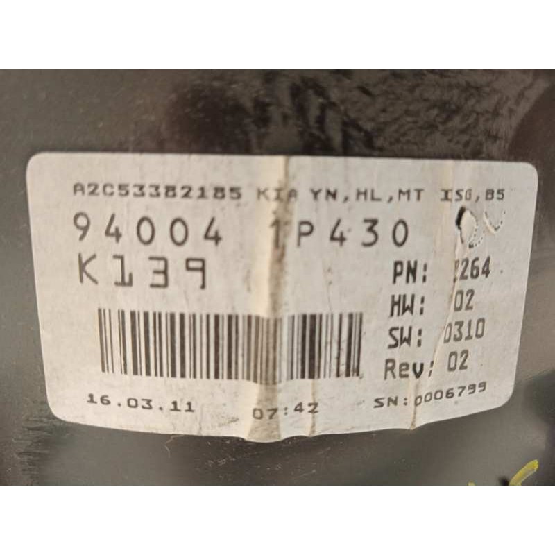 Recambio de cuadro instrumentos para kia venga drive referencia OEM IAM 940041P430  