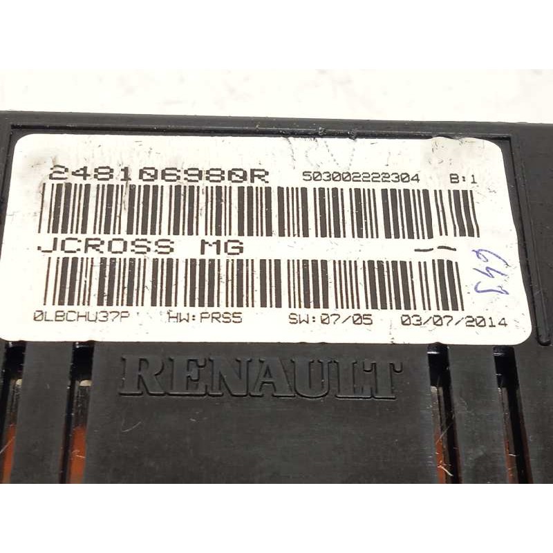 Recambio de cuadro instrumentos para renault scenic iii expression referencia OEM IAM 248106980R  