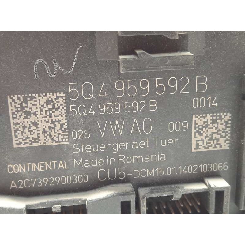 Recambio de centralita confort para seat leon (5f1) style referencia OEM IAM 5Q4959592B  