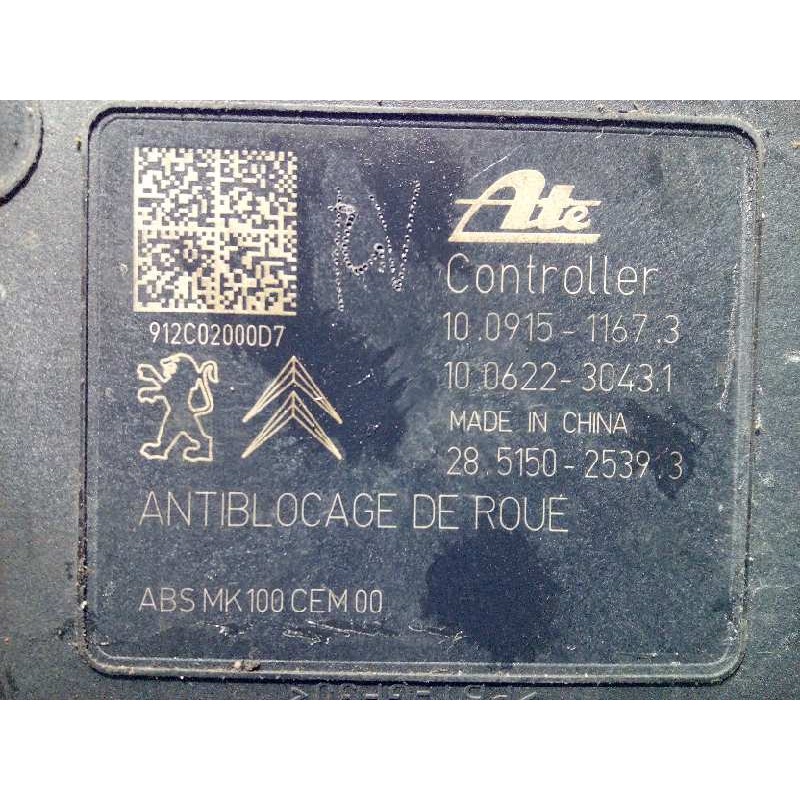 Recambio de abs para citroën c3 tonic referencia OEM IAM 9802460680  10022001214