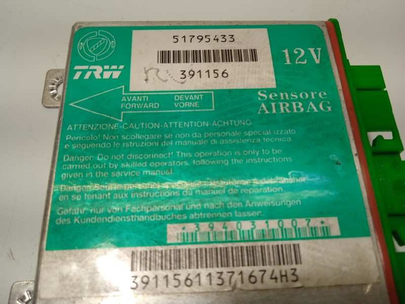 Recambio de centralita airbag para fiat grande punto (199) 1.9 8v jtd cat referencia OEM IAM 51795433  