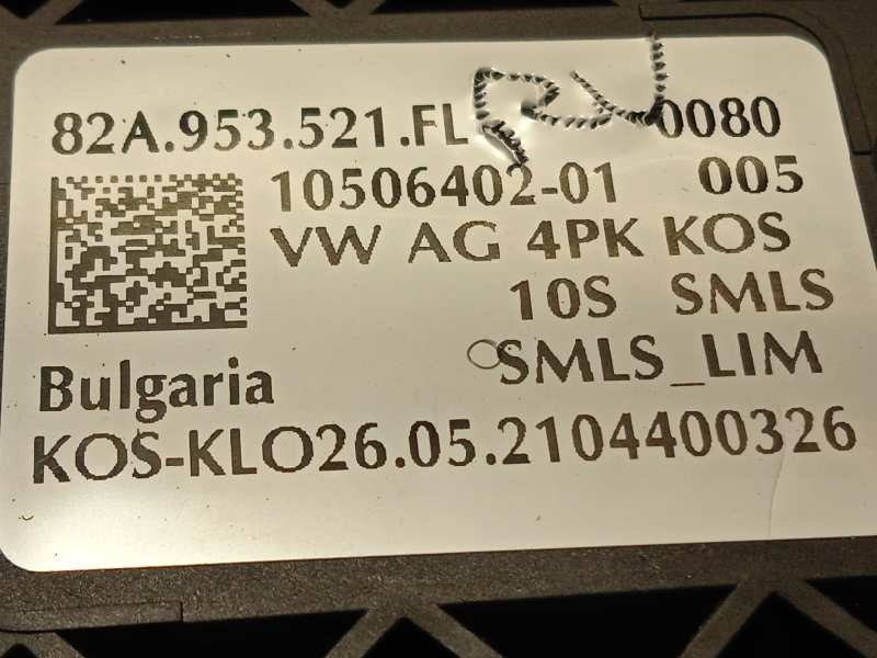 Recambio de mando intermitentes para audi a1 citycarver (gbh) 30 tfsi black line referencia OEM IAM 82A953521FL  