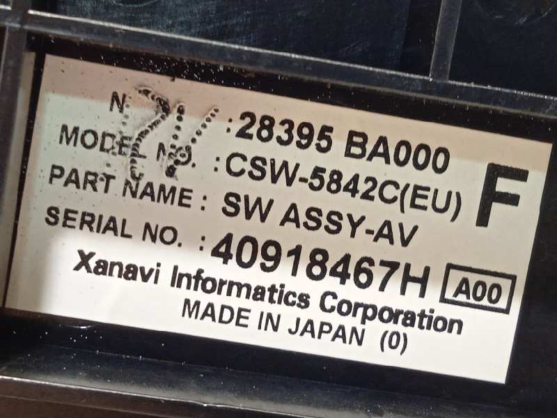 Recambio de mando multifuncion para nissan primera berlina (p12) acenta referencia OEM IAM 28395BA000  