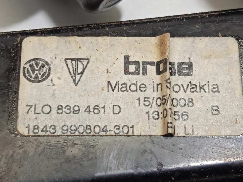 Recambio de elevalunas trasero izquierdo para volkswagen touareg (7l6) v6 tdi referencia OEM IAM 7L0839461D 3D0959795E 7L6959703