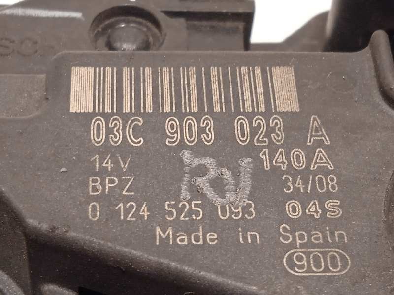 Recambio de alternador para volkswagen touran (1t2) edition referencia OEM IAM 03C903023A  0124525093