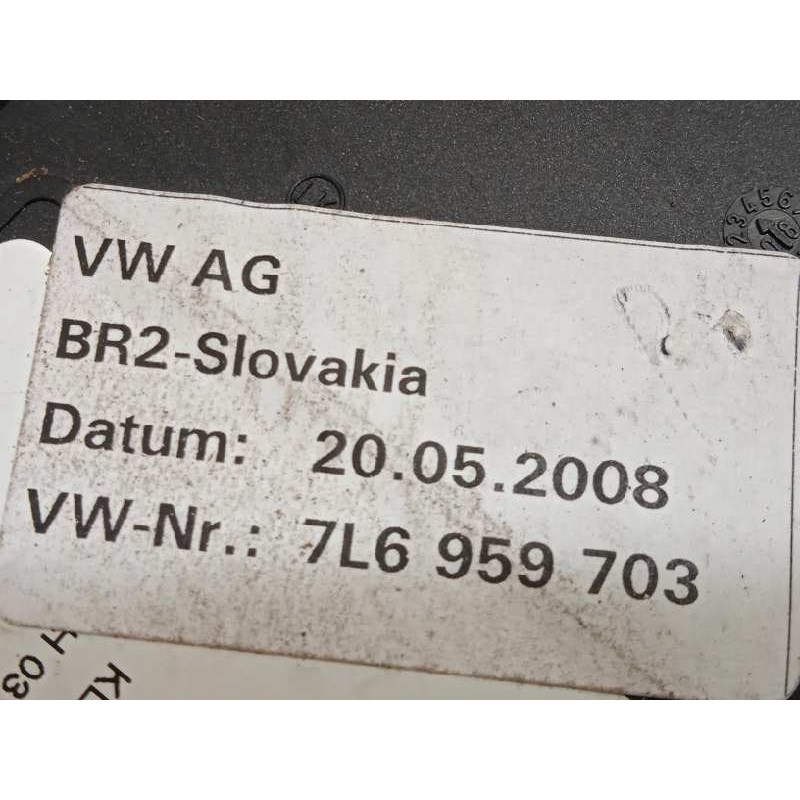 Recambio de elevalunas trasero izquierdo para volkswagen touareg (7l6) v6 tdi referencia OEM IAM 7L0839461D 3D0959795E 7L6959703