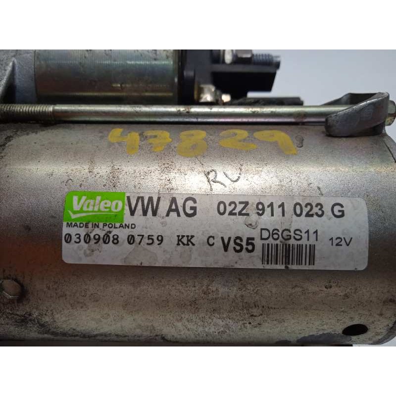 Recambio de motor arranque para volkswagen touran (1t2) edition referencia OEM IAM 02Z911023G  D6GS11