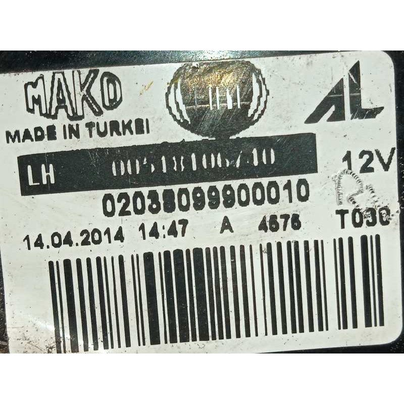 Recambio de piloto trasero izquierdo para fiat doblo 1.4 16v turbo referencia OEM IAM 518106740  