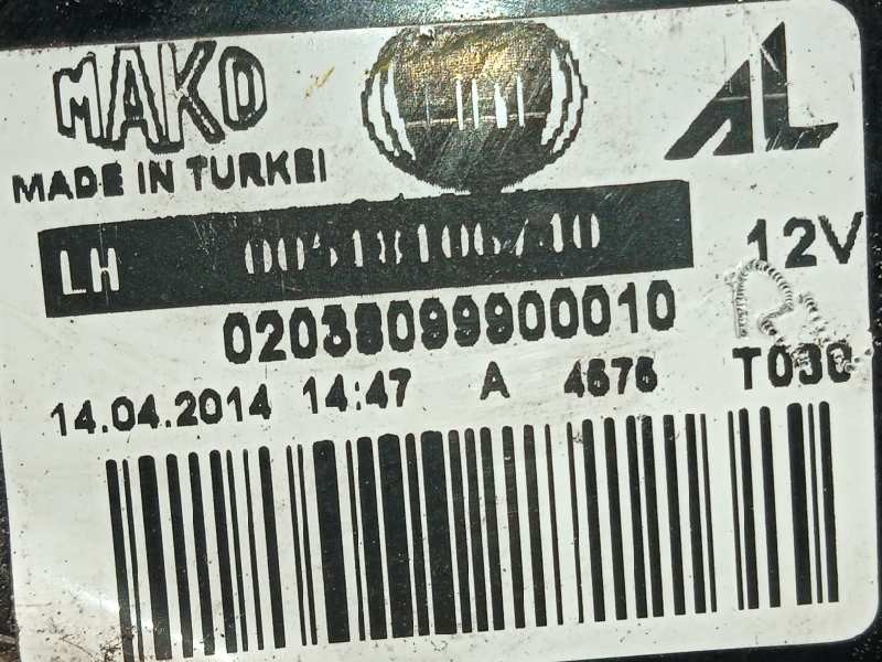 Recambio de piloto trasero izquierdo para fiat doblo 1.4 16v turbo referencia OEM IAM 518106740  