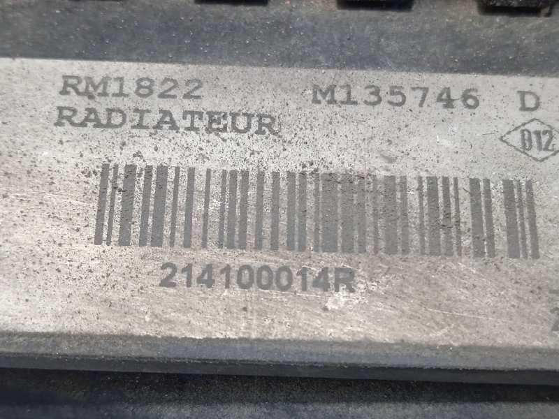 Recambio de radiador agua para renault megane iii berlina 5 p referencia OEM IAM 214100014R  