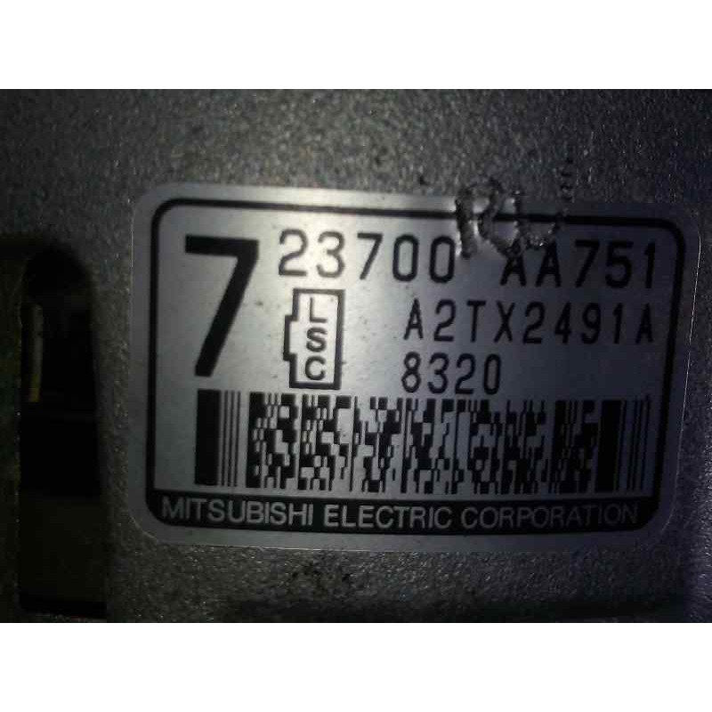 Recambio de alternador para subaru brz sport referencia OEM IAM 23700AA751  A2TX2491A