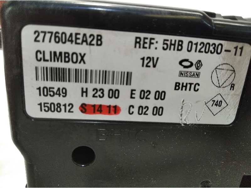 Recambio de modulo electronico para nissan qashqai (j11) 1.5 turbodiesel cat referencia OEM IAM 277604EA2B  5HB01203012