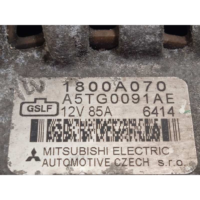 Recambio de alternador para smart forfour 1.1 cat referencia OEM IAM 1800A070  A5TG0091AE