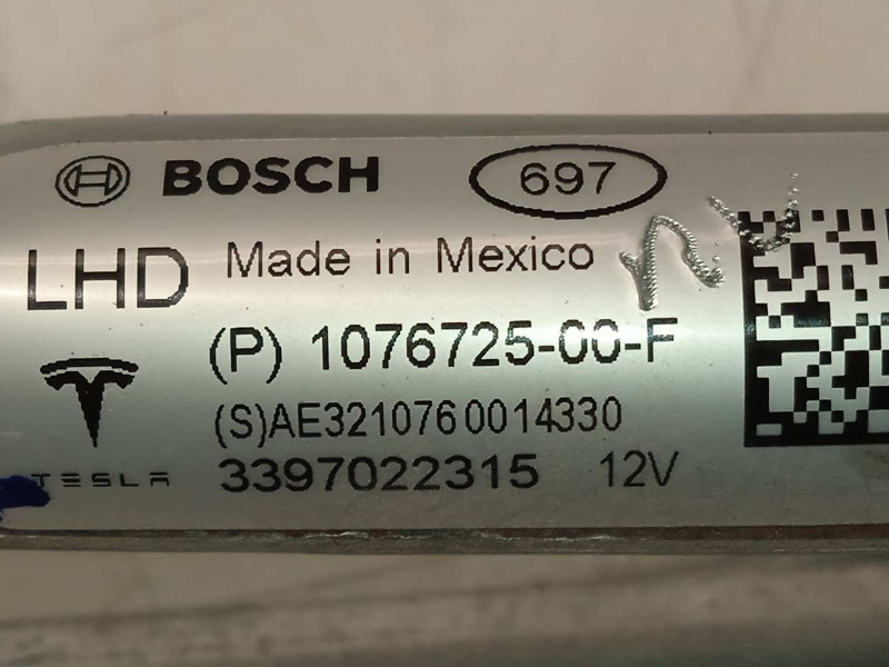 Recambio de motor limpia delantero para tesla model 3 referencia OEM IAM 107672500F 107672500F 3397022315