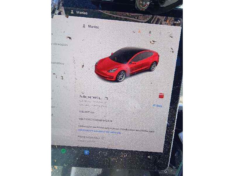 Recambio de pantalla multifuncion para tesla model 3 referencia OEM IAM 108954301H  