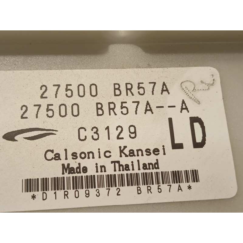 Recambio de mando climatizador para nissan qashqai (j10) tekna sport referencia OEM IAM 27500BR57A  