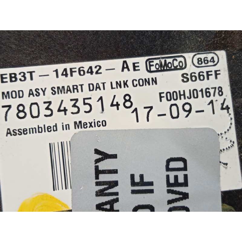 Recambio de modulo electronico para ford ranger (tke) doble cabina 4x4 xlt limited referencia OEM IAM EB3T14F642AE  