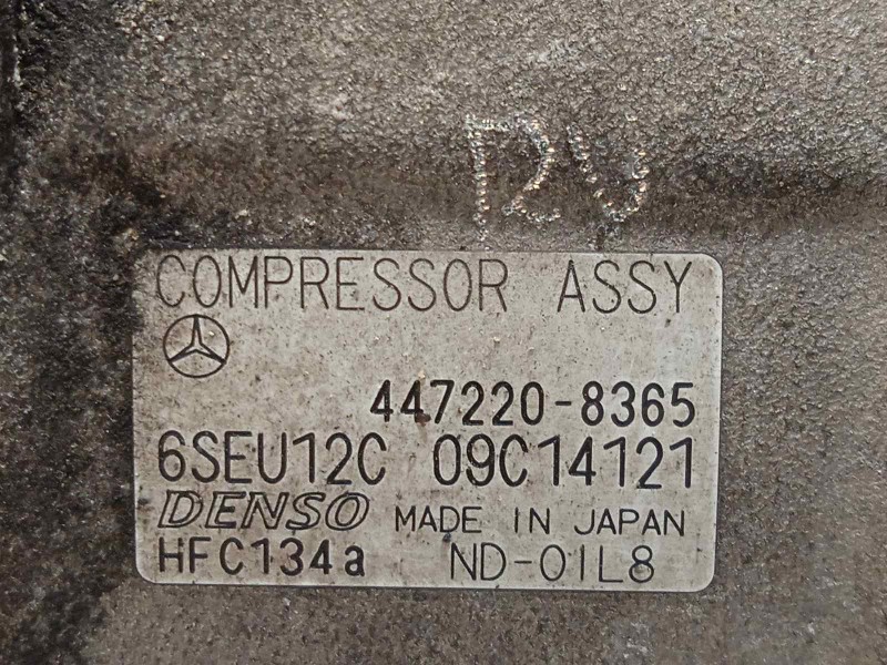 Recambio de compresor aire acondicionado para mercedes-benz clase a (w168) 160 l (168.133) referencia OEM IAM A0002307911 447220