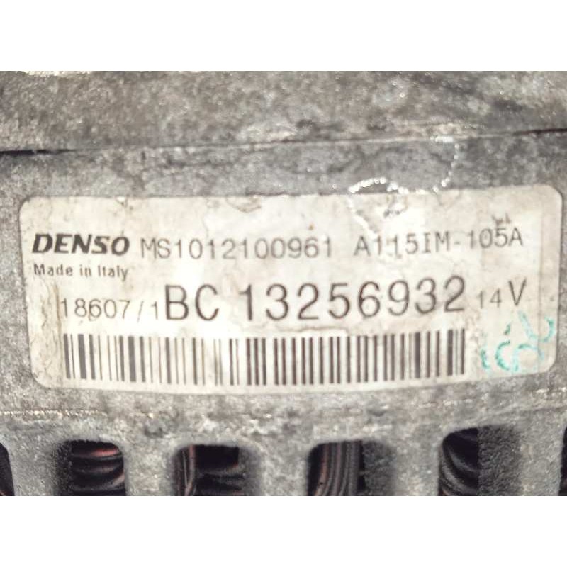 Recambio de alternador para opel corsa d cosmo referencia OEM IAM 13256932  MS1012100961