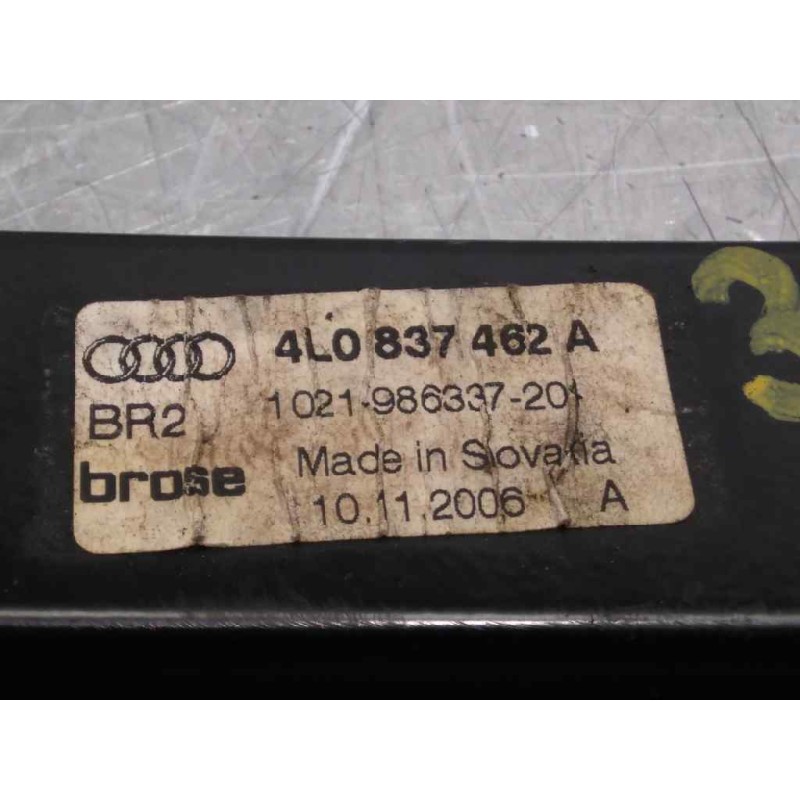 Recambio de elevalunas delantero derecho para audi q7 (4l) 3.0 tdi referencia OEM IAM 4L0837462A  4L0959802A