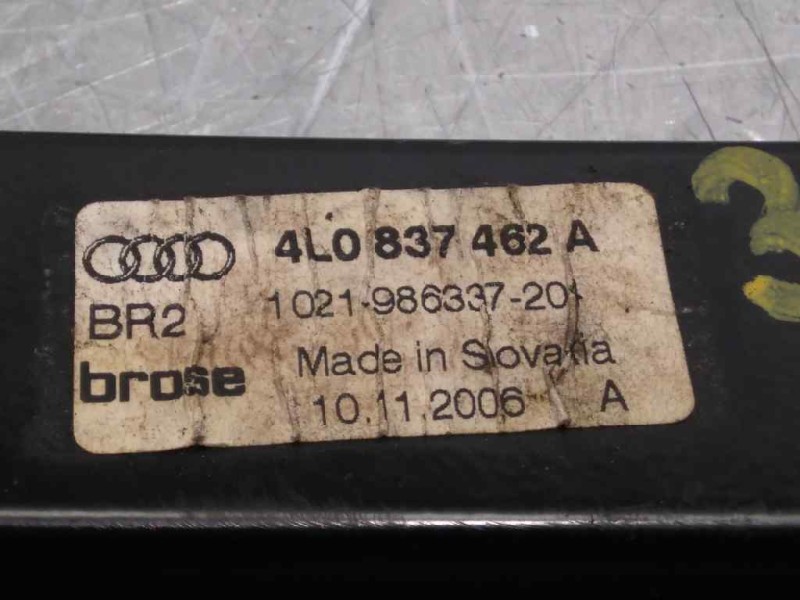 Recambio de elevalunas delantero derecho para audi q7 (4l) 3.0 tdi referencia OEM IAM 4L0837462A  4L0959802A